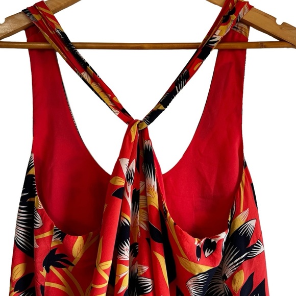 J. Crew silk floral sleeveless loose fit blouse size 12T excellent condition - Picture 6 of 12